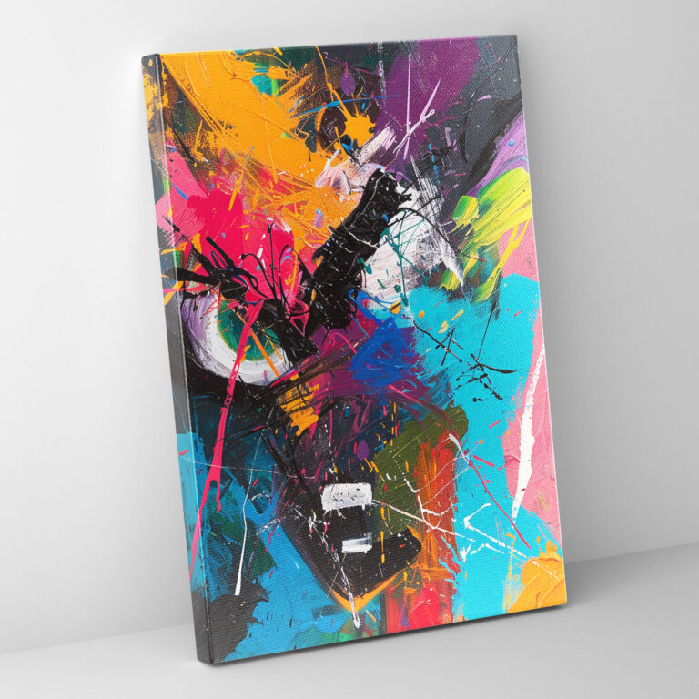 Expressionism Canvas Wall Decoration - Expressionism, Vibrant Tones, Expressionism Art Style, Canvas Wall Decoration