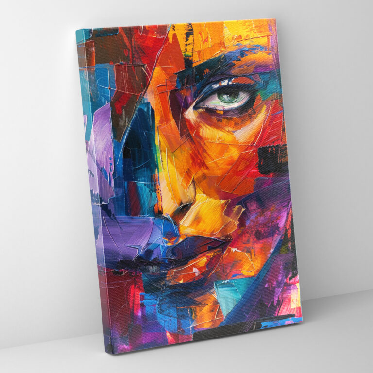 Raw Emotions Expressionism Canvas Print - Expressionism, Wall Decoration, Expressionism Art Style, Canvas