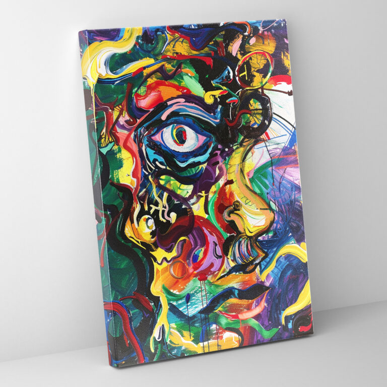 Inner Turmoil Expressionism Canvas Print - Expressionism, Canvas, Home Decoration, Wall Decoration