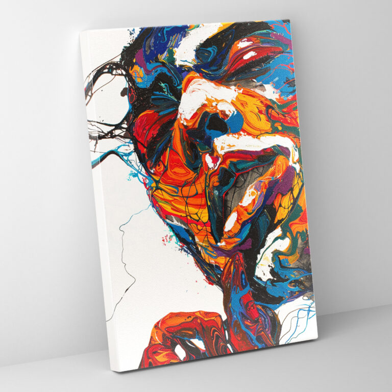 Raw Emotion Expressionism Canvas Print - Expressionism, Wall Decoration, Home Decoration, Canvas