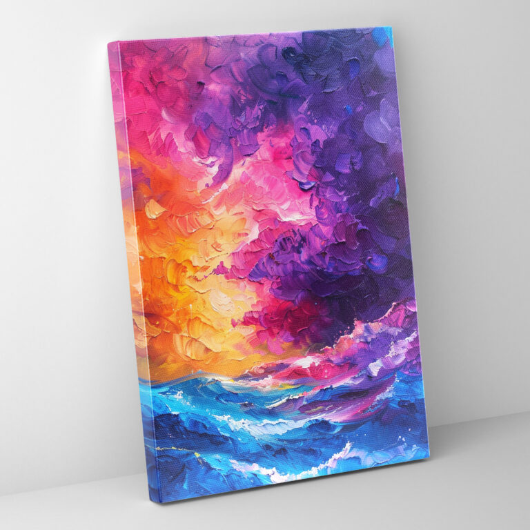 Stormy Sky Expressionism Canvas Print - Expressionism, Canvas, Canvas Print, Wall Art