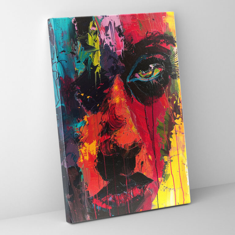 Emotional Brushstrokes Canvas Print - Expressionism, Canvas, Home Decoration, Canvas Print