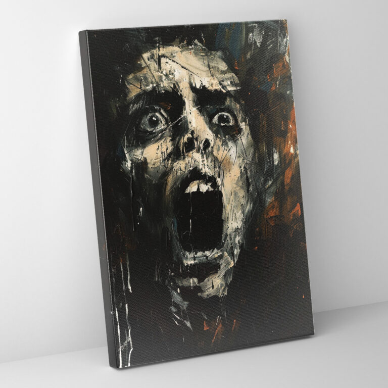 Anguished Expressionism Canvas Print Wall Art - Expressionism, Canvas, Canvas Print, Expressionism Art Style