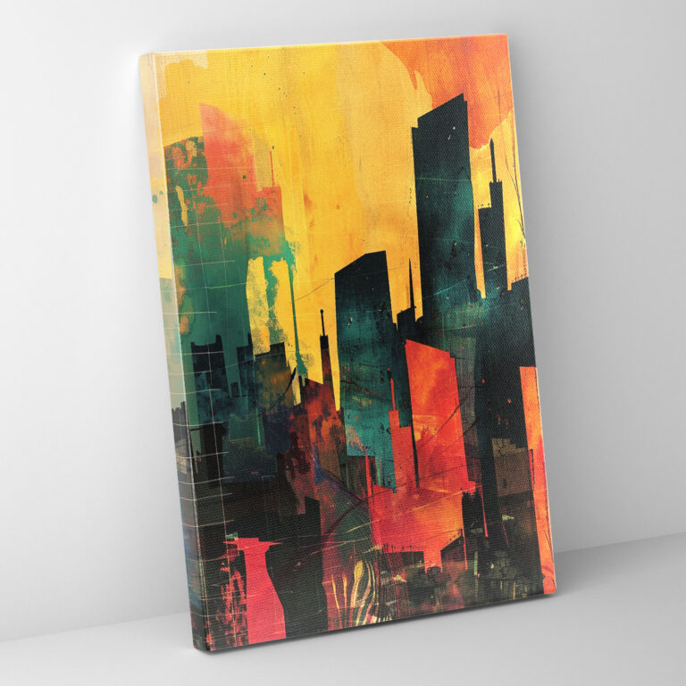 Dynamic Expressionism Canvas Print Wall Art - Expressionism, Canvas, Expressionism Art Style, Canvas Print