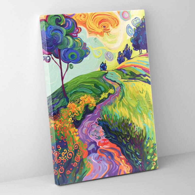 Whimsical Expressionism Wall Decoration Canvas Print - Expressionism, Wall Decoration, Canvas Print, Canvas Wall Art