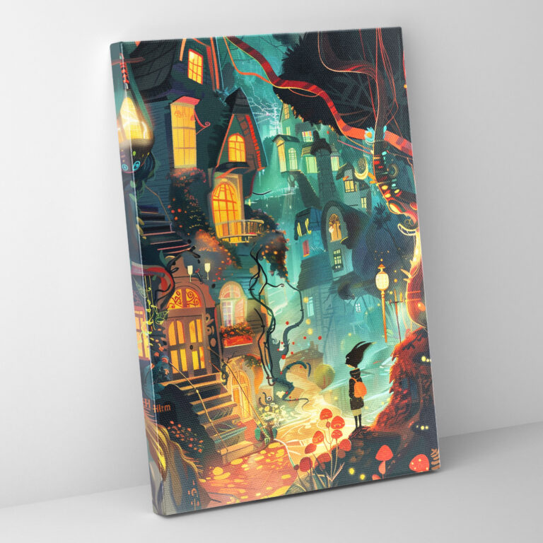 Whimsical Expressionism Art Style Wall Art - Expressionism, Wall Decoration, Canvas, Canvas Wall Art