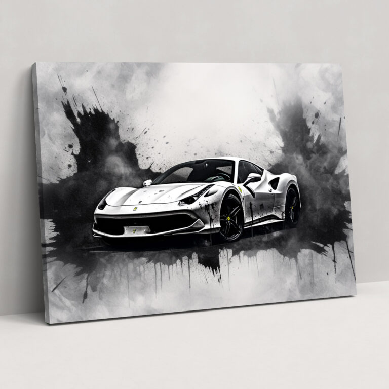 Ferrari Wall Art - Ferrari, Wall Decoration, Canvas Wall Art, Wall Art