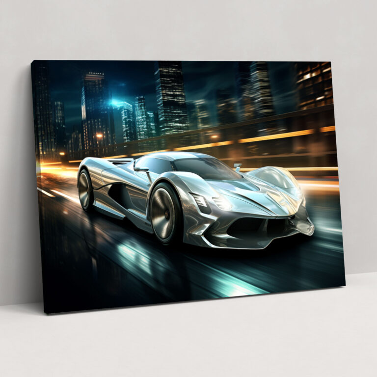 Ferrari Wall Decoration - Ferrari, Digital Illustration, Wall Art, Home Decoration