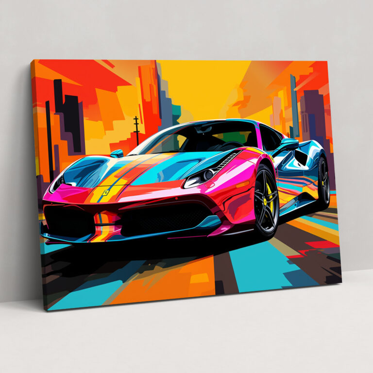 Ferrari Canvas Print - Ferrari, Canvas Wall Art, Ferrari, Canvas Print