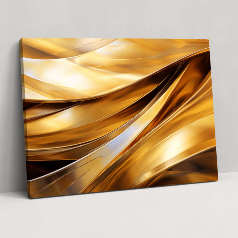 Ferrari Metallic Wall Art - Ferrari, Wall Decoration, Metallic Luster, Canvas