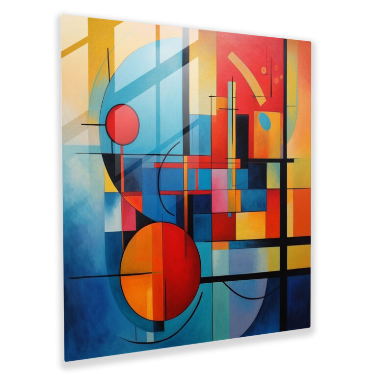 Funkyshapes Glass Print - Funky, Glass Art, Home Decoration, Abstract