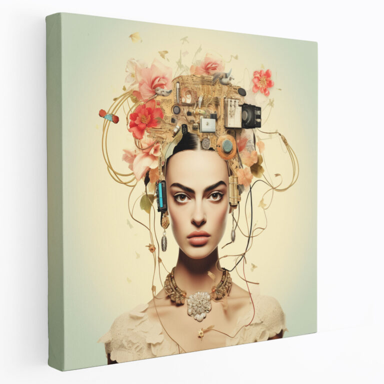Frida Kahlo Canvas Print - Frida Kahlo, Canvas, Modern Technology, Wall Decoration