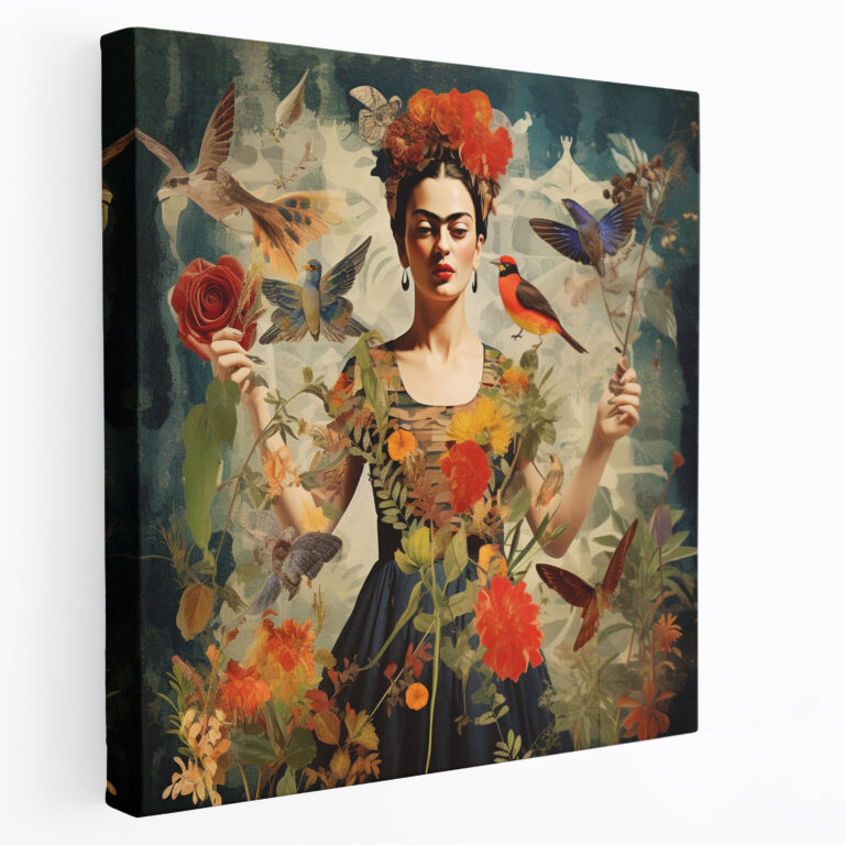 Frida Kahlo Canvas Wall Decoration - Frida Kahlo, Home Decoration, Canvas, Canvas Wall Art