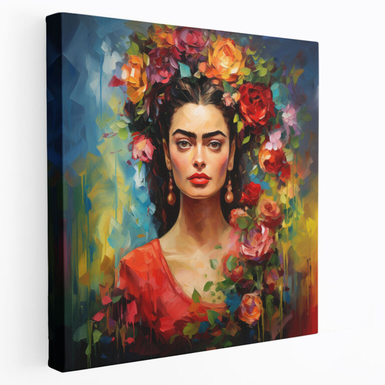 Frida Kahlo Canvas Print - Frida Kahlo, Impressionist Painting, Wall Art, Canvas Print
