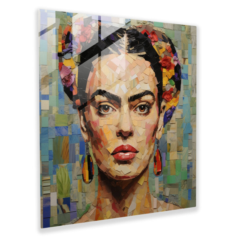 Frida Kahlo Glass Print - Frida Kahlo, Frida Kahlo, Glass Wall Art, Glass Art
