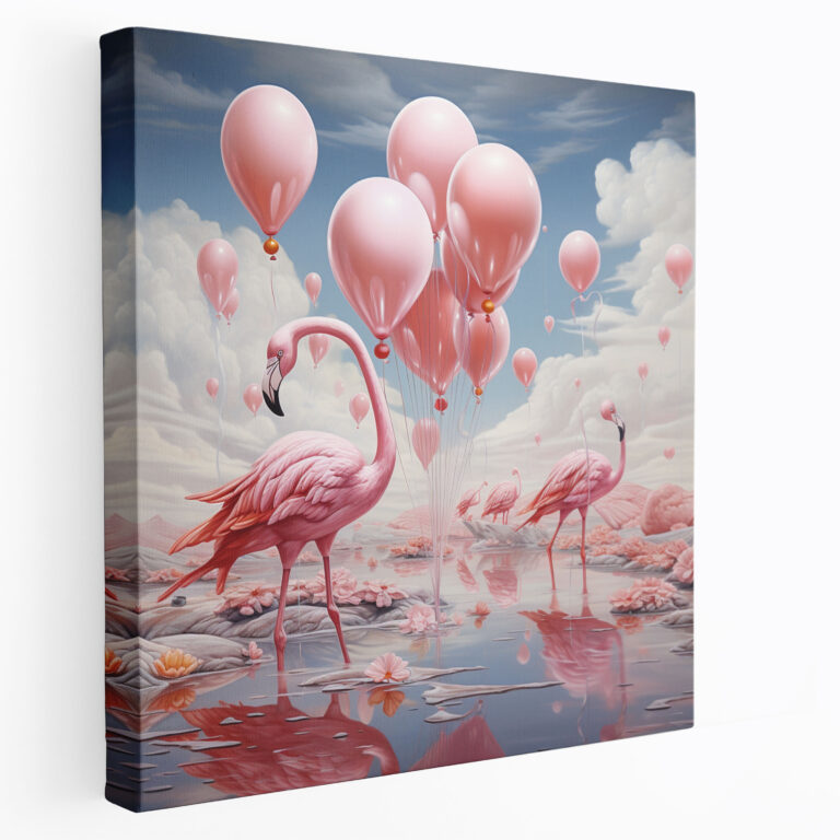 Flamingo Wall Decoration - Flamingo, Canvas Wall Art, Home Decoration, Wall Decoration