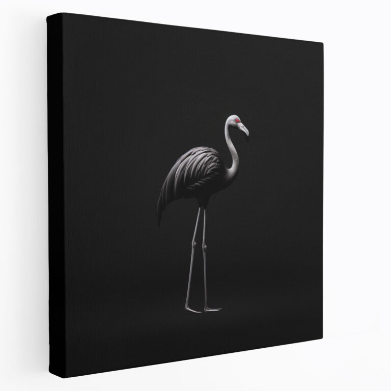 Flamingo Canvas Print - Minimalistic - Flamingo, Canvas Wall Art, Wall Decor, Home Decoration
