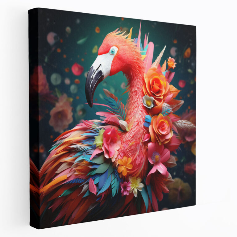 Flamingo Wall Art - Flamingo, Tropical Paradise, Flamingo, Tropical Elements