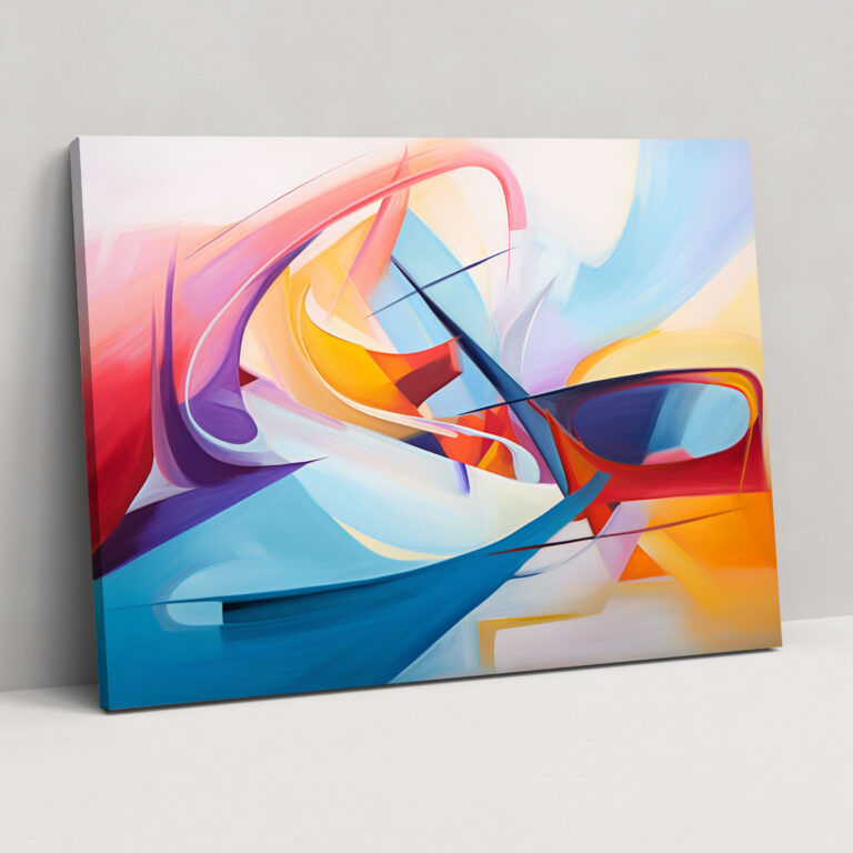 Formula 1 Canvas Print - Colorful Abstract Wall Art - Formula 1, Canvas Print, Abstract Painting, Canvas