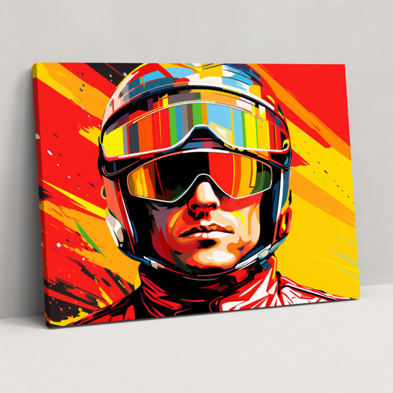 Formula 1 Canvas Print - Pop Art Style Wall Art - Formula 1, Home Decoration, Canvas, Formula 1