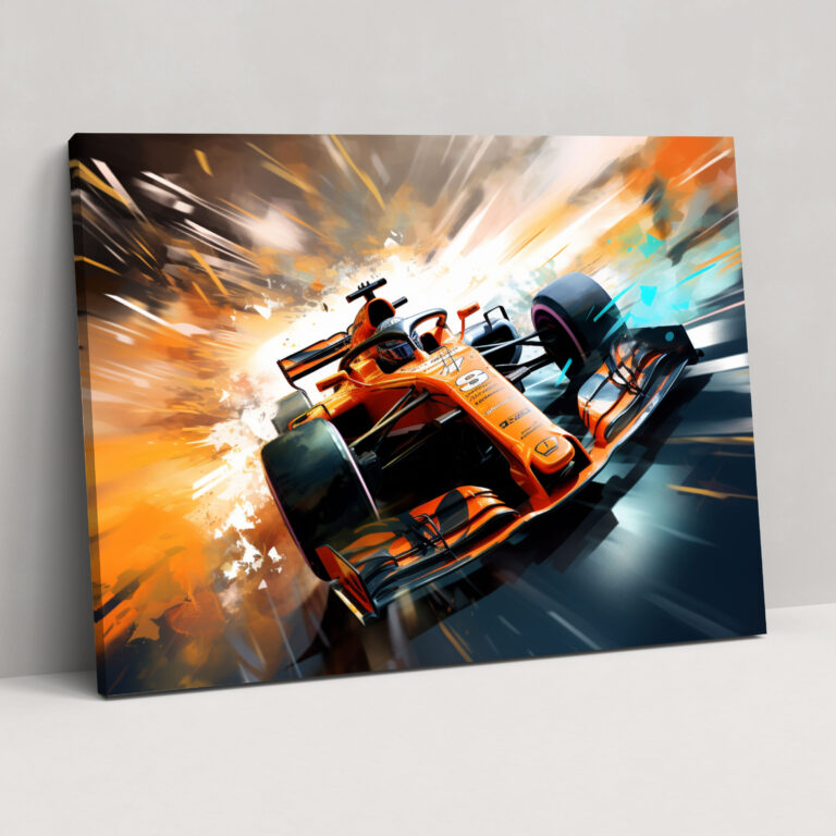 Formula 1 Wall Art - Formula 1, Digital Illustration, Wall Decoration, Canvas Wall Art