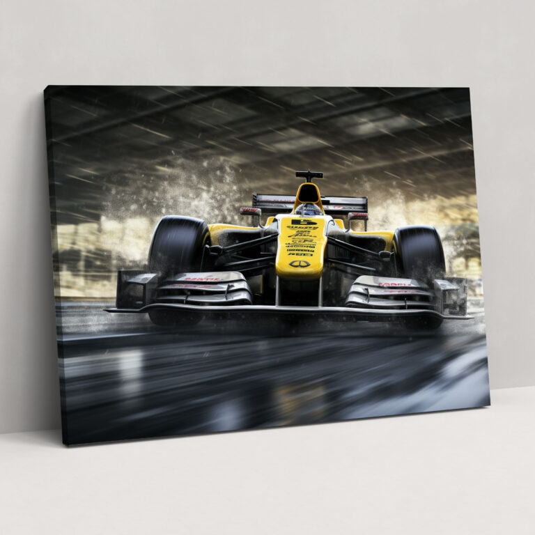 Formula 1 Wall Art - Formula 1, Home Decoration, Photorealistic Illustration, Canvas Print