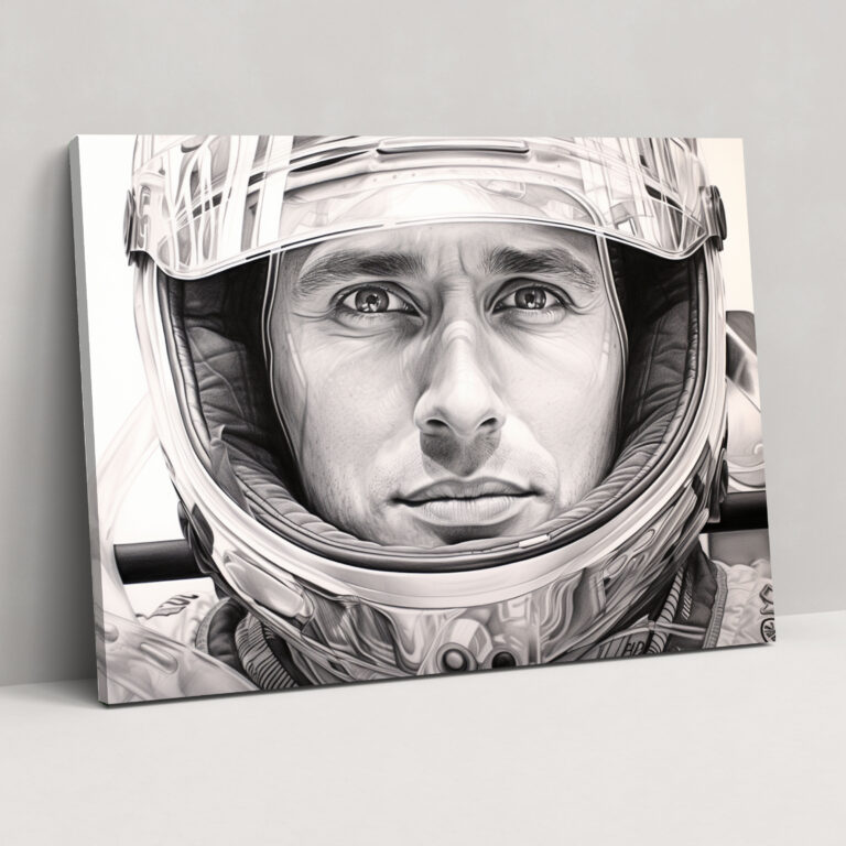 Formula 1 Wall Art Print - Formula 1, Formula 1, Home Decoration, Intense Concentration