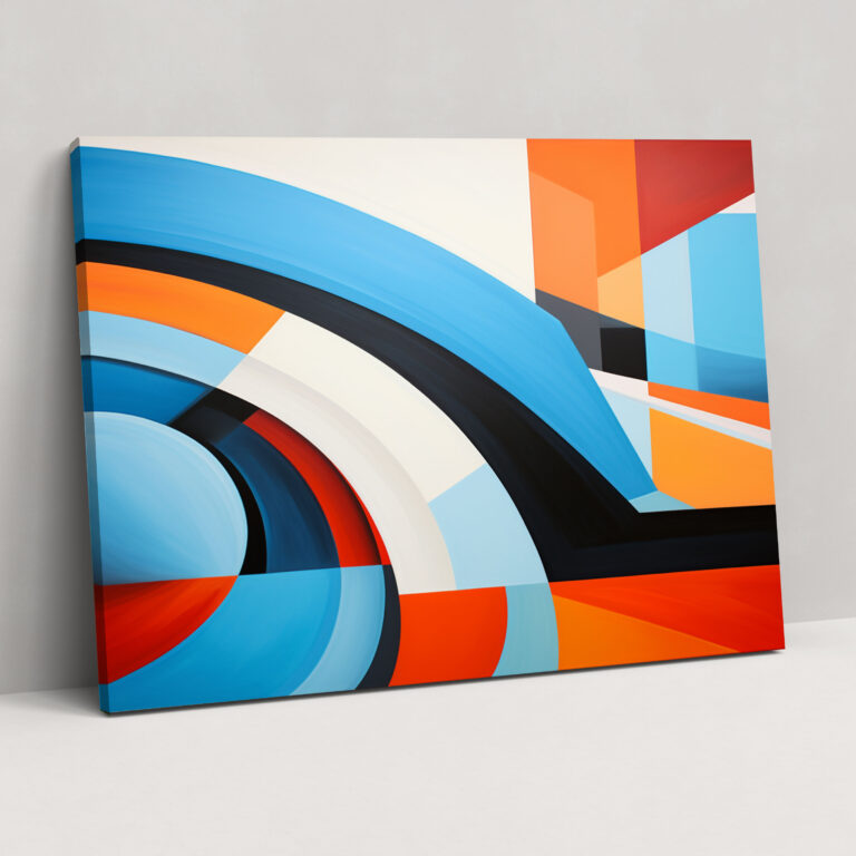 Formula 1 Wall Decoration - Geometric Abstraction Canvas Print - Formula 1, Geometric Abstraction, Formula 1, Bold Shapes
