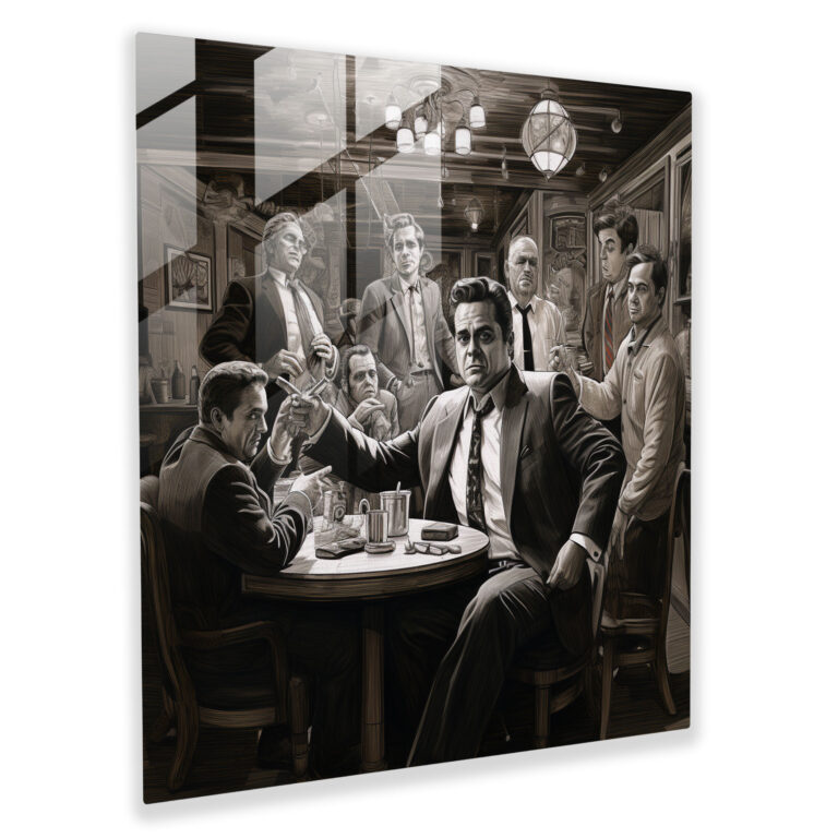 Goodfellas Glass Print - Goodfellas, Wall Decoration, Glass Wall Art, Realistic