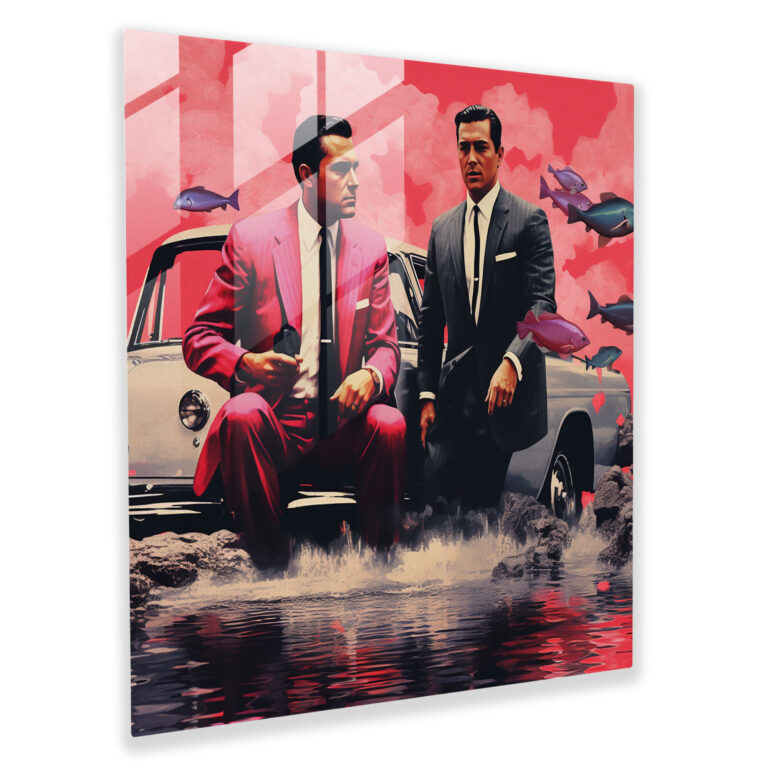 Goodfellas Glass Print - Goodfellas, Wall Decoration, Modern Art, Glass Art