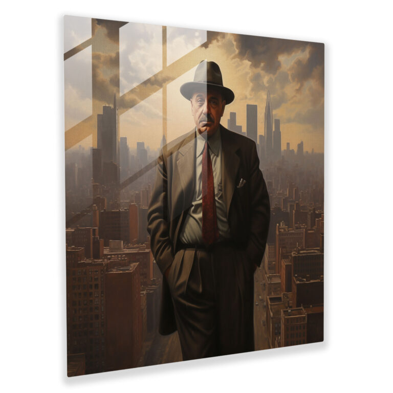 Goodfellas Glass Print - Realistic Oil Painting - Goodfellas, Oil Painting, Glass Art, Wall Decoration