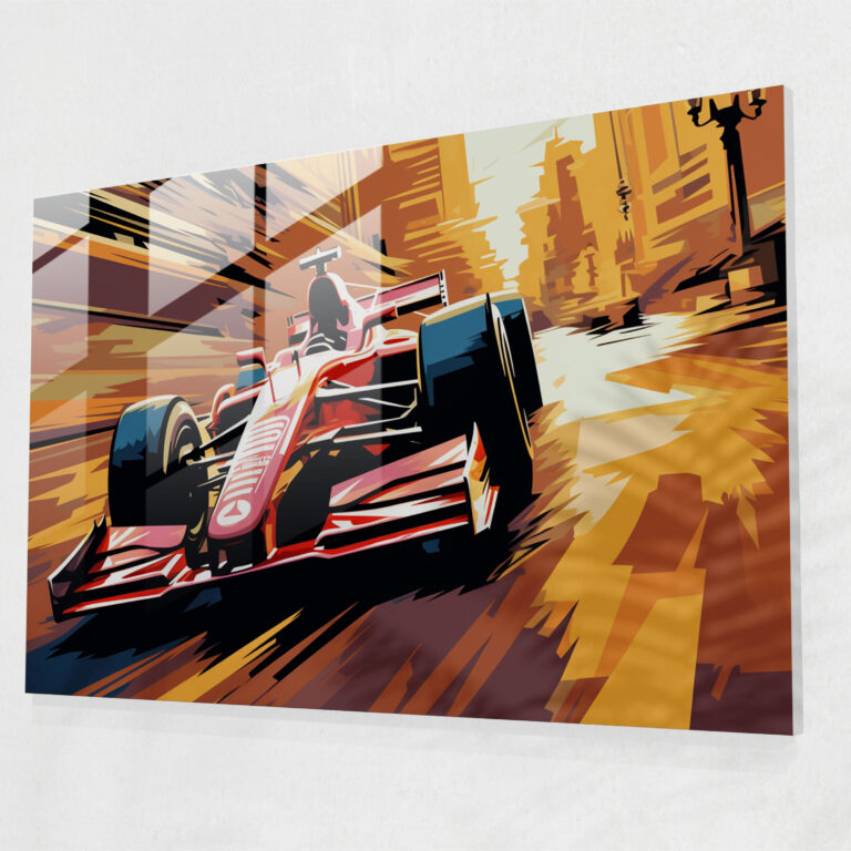 Formula 1 Glass Art - Formula 1, Glass Print, Formula 1, Illustration