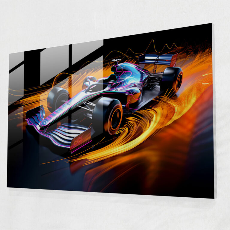 Formula 1 Glass Wall Art - Formula 1, Racing, Formula 1, Glass Print