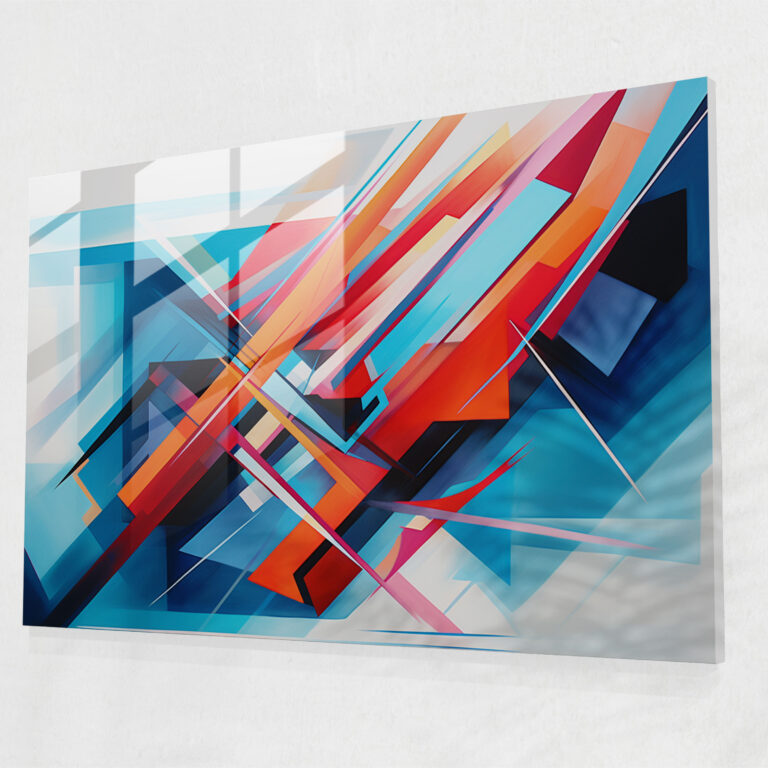 Formula 1 Glass Art - Formula 1, Glass Wall Art, Precision, Geometric Abstract Art