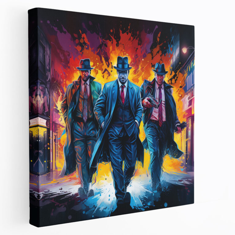 Goodfellas Graffiti Canvas Print - Goodfellas, Wall Decoration, Home Decoration, Canvas