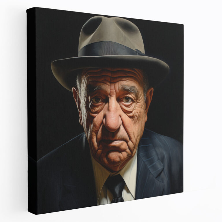 Goodfellas Canvas Print - Goodfellas, Detailed Portrait, Mob Boss, Canvas Wall Art