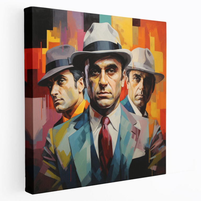 Goodfellas Abstract Modern Wall Art - Goodfellas, Wall Decoration, Abstract, Canvas Wall Art
