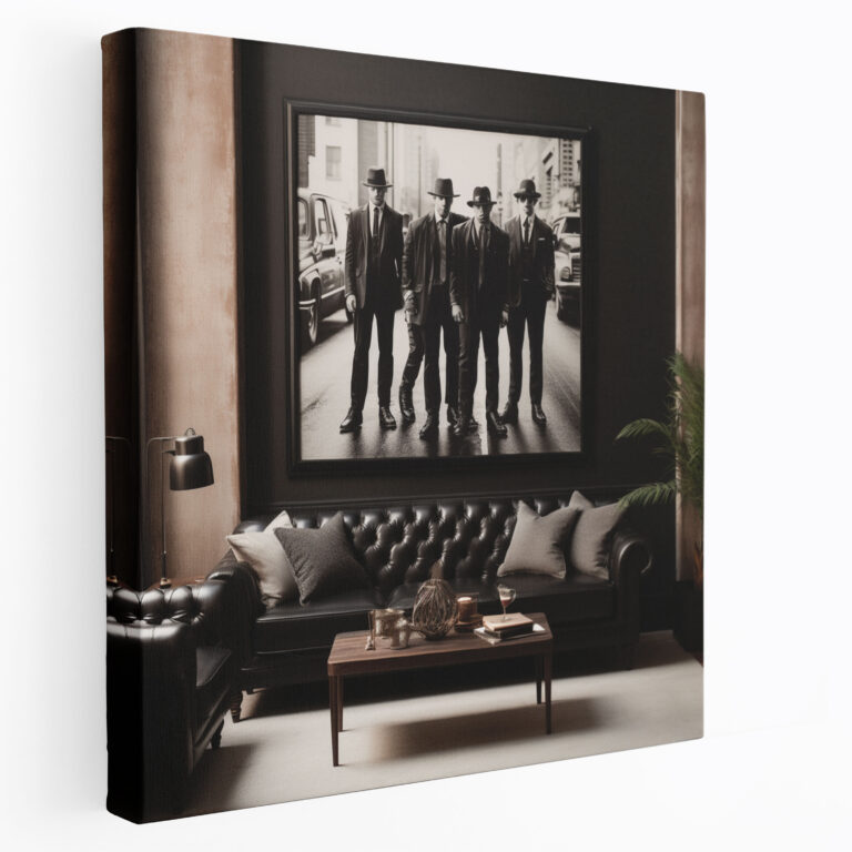 Goodfellas Vintage-Inspired Wall Decoration - Goodfellas, Vintage-Inspired, Stylish Gangsters, Wall Decoration
