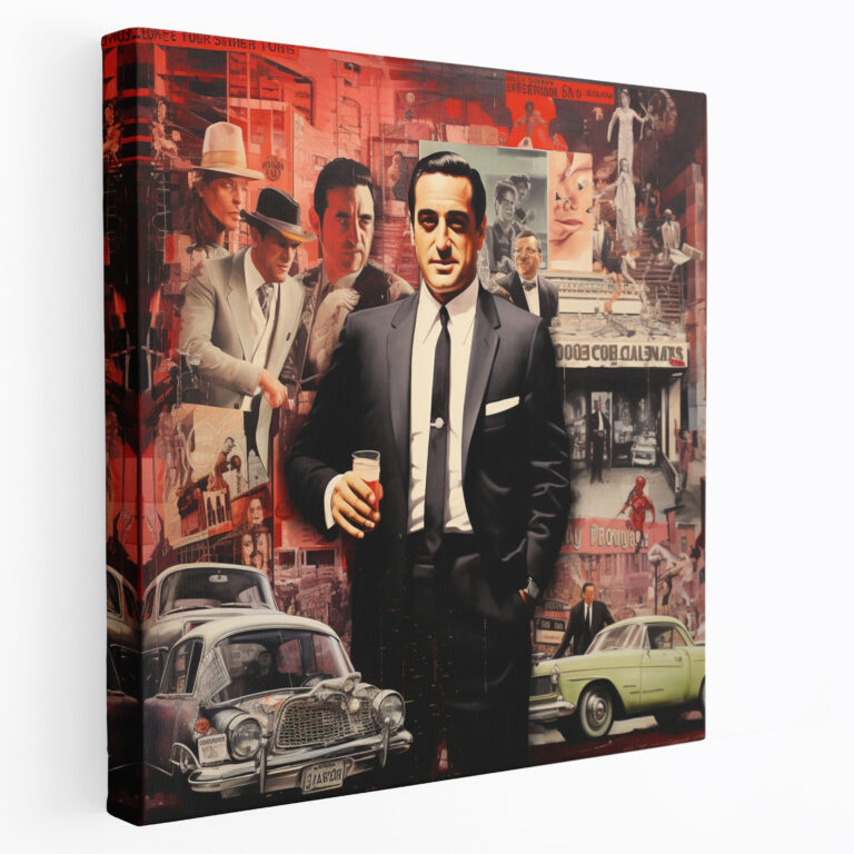 Goodfellas Surreal Canvas Print - Goodfellas, Wall Art, Mafia Lifestyle, Canvas