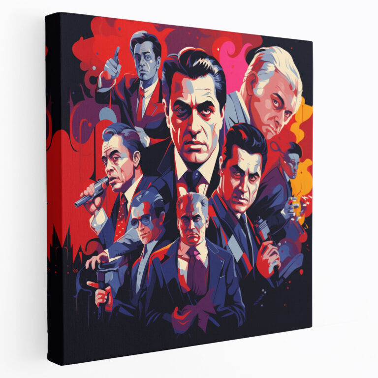 Goodfellas Canvas Print - Pop Art Montage Of Characters And Scenes - Goodfellas, Goodfellas, Excitement, Montage