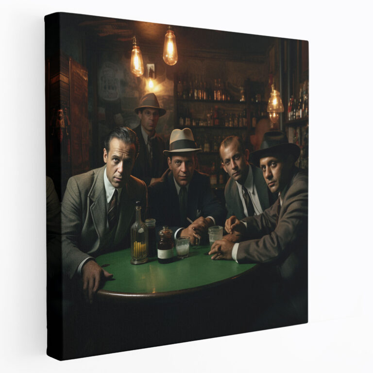 Goodfellas Wall Decoration - Goodfellas, Nostalgia, Canvas Print, Group Of Mobsters