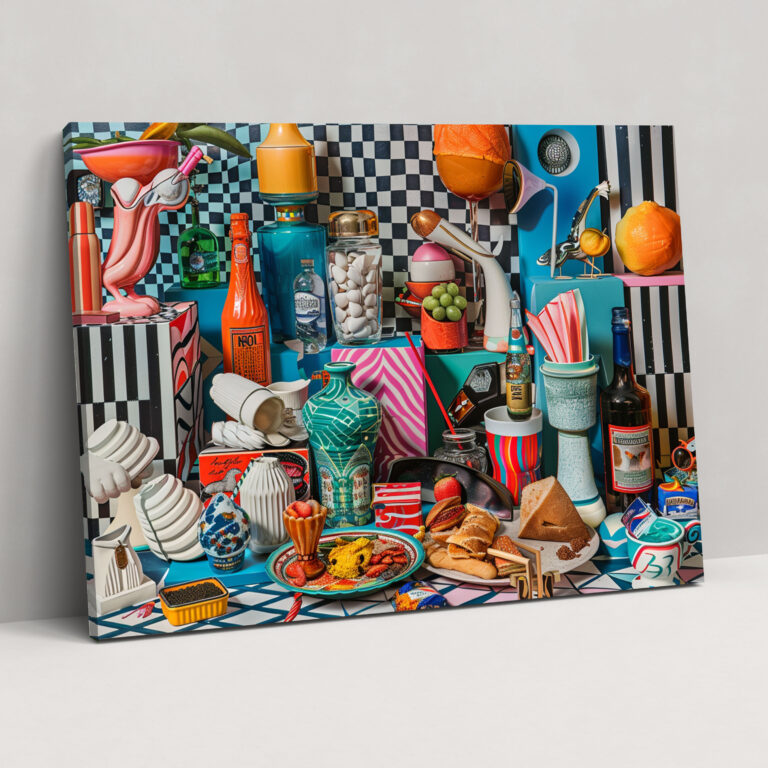 Vibrant Still Life Fovism Wall Art - Fovism, Canvas Print, Canvas Wall Art, Wall Art
