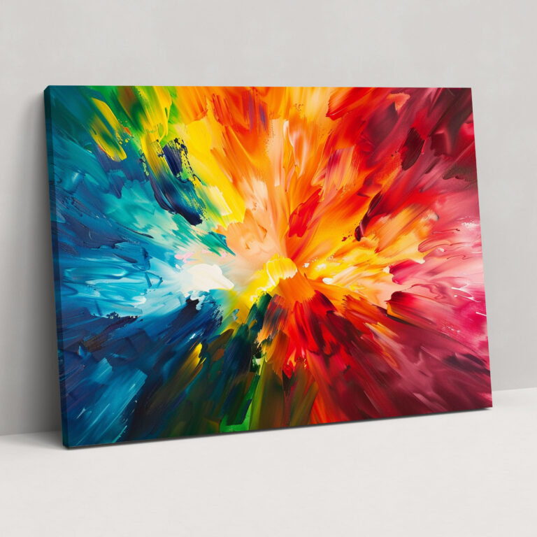 Fovism Abstract Color Explosion Wall Art - Fovism, Fovism, Wall Decoration, Wall Art
