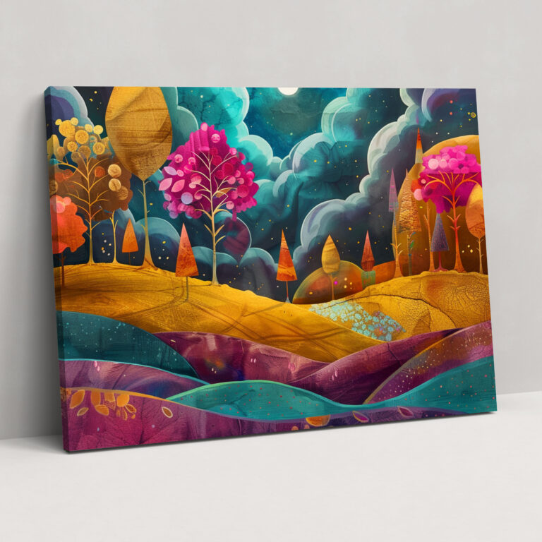 Fovism Art Style Landscape Canvas Print - Fovism, Fovism Art Style, Home Decoration, Wall Art