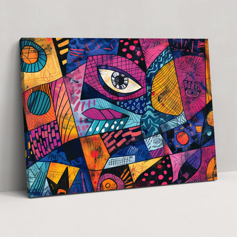 Fovism Art Style Abstract Patterns Canvas Print - Fovism, Canvas Wall Art, Canvas Print, Canvas