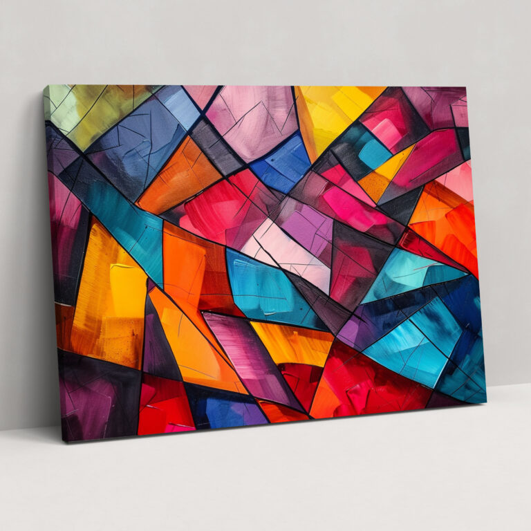 Fovism Art Style Canvas Print - Fovism, Home Decoration, Fovism Art Style, Geometric Shapes