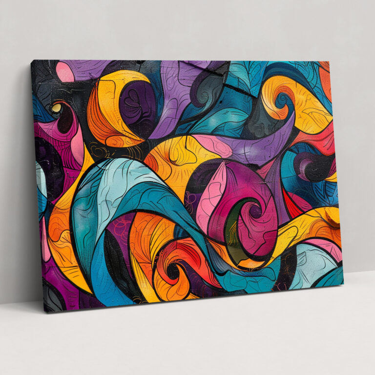 Fovism Art Style Wall Art - Fovism, Canvas, Fovism Art Style, Abstract Composition