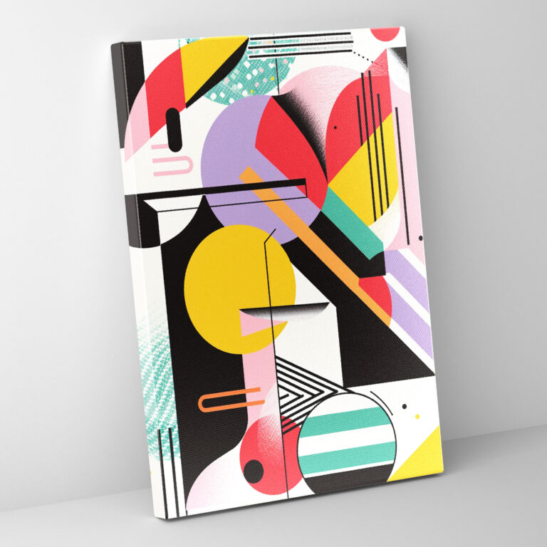 Futurism Canvas Print Geometric Shapes - Futurism, Futurism, Canvas Print, Geometric Shapes