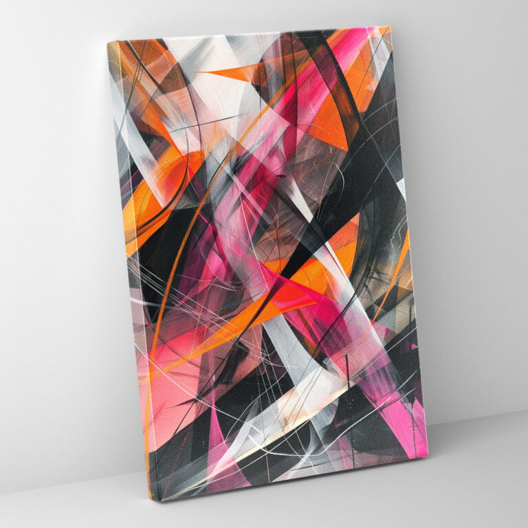 Futurism Wall Art Dynamic Lines - Futurism, Home Decoration, Futurism, Wall Decoration