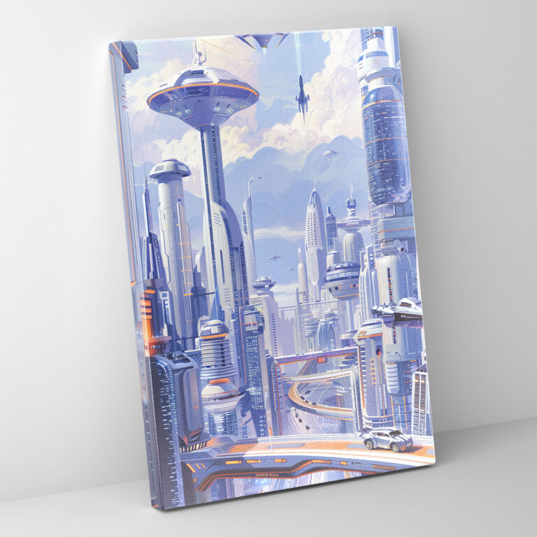 Futurism Art Style Wall Art - Futurism, Canvas Print, Wall Decoration, Canvas